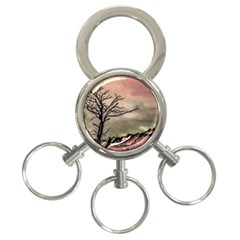 Fantasy Landscape Illustration 3-ring Key Chains by dflcprints