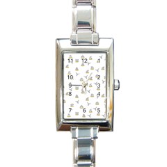 Cactus Pattern Rectangle Italian Charm Watch by ValentinaDesign