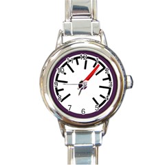 Maker Measurer Hours Time Speedometer Round Italian Charm Watch by Mariart