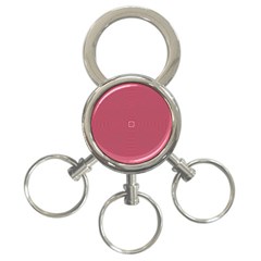 Stop Already Hipnotic Red Circle 3-ring Key Chains by Mariart