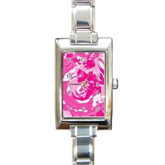 Abstract Art Rectangle Italian Charm Watch by ValentinaDesign