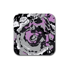 Abstract Art Rubber Coaster (square)  by ValentinaDesign