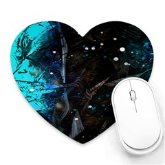 Abstract Design Heart Mousepads by ValentinaDesign