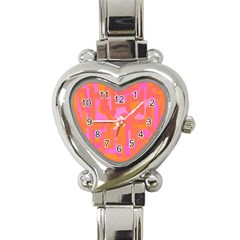 Abstract Art Heart Italian Charm Watch by ValentinaDesign