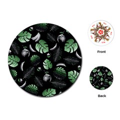 Tropical Pattern Playing Cards (round) 