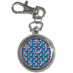 Summer Pattern Key Chain Watches by ValentinaDesign