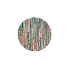 Vertical Behance Line Polka Dot Grey Blue Brown Golf Ball Marker by Mariart