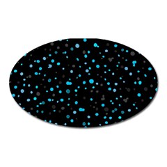 Dots Pattern Oval Magnet