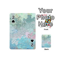 Pastel Garden Playing Cards 54 (mini)  by digitaldivadesigns