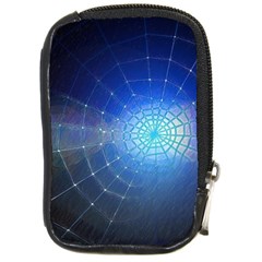 Network Cobweb Networking Bill Compact Camera Cases by Nexatart