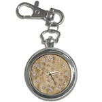 Parchment Paper Old Leaves Leaf Key Chain Watches Front