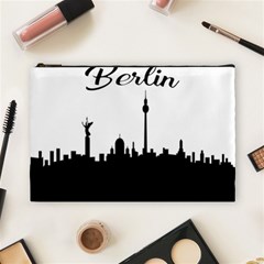 Berlin Cosmetic Bag (large)  by Valentinaart