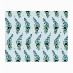 Background Of Beautiful Peacock Feathers Small Glasses Cloth by Nexatart