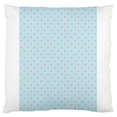 Blue Red Circle Polka Standard Flano Cushion Case (two Sides) by Mariart