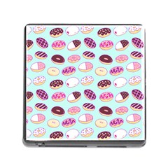 Donut Jelly Bread Sweet Memory Card Reader (square) by Mariart