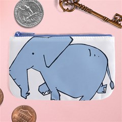 Illustrain Elephant Animals Large Coin Purse