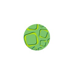 Shapes Green Lime Abstract Wallpaper 1  Mini Magnets