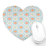 Star Sign Plaid Heart Mousepads Front