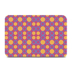 Colorful Geometric Polka Print Plate Mats