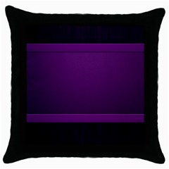 Board Purple Line Throw Pillow Case (black) by Mariart