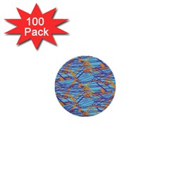 Geometric Line Cable Love 1  Mini Buttons (100 Pack) 