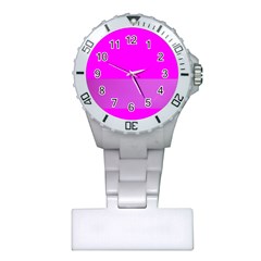 Line Pink Plastic Nurses Watch