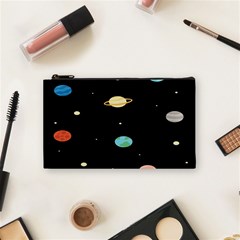 Planets Space Cosmetic Bag (small)  by Mariart