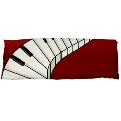 Piano Keys Music Body Pillow Case Dakimakura (two Sides) by Mariart