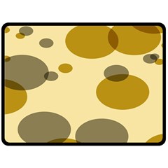 Polka Dots Fleece Blanket (large) 