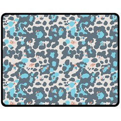 Sunbathing Beach Sea Fleece Blanket (medium) 