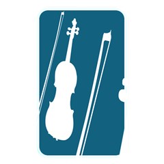 Violin Music Blue Memory Card Reader by Mariart