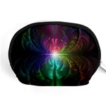 Anodized Rainbow Eyes And Metallic Fractal Flares Accessory Pouches (Medium)  Front