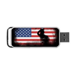 Honor Our Heroes On Memorial Day Portable Usb Flash (one Side) by Catifornia