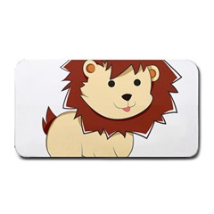 Happy Cartoon Baby Lion Medium Bar Mats by Catifornia