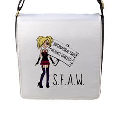 S F A W  Design Flap Messenger Bag (l)  by RoseTylersFanShop