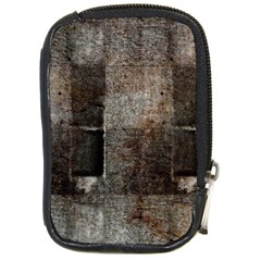 Concrete Grunge Texture                      Compact Camera Leather Case by LalyLauraFLM