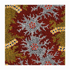 Aboriginal Art – Riverside Dreaming Medium Glasses Cloth by hogartharts