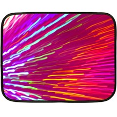 Zoom Colour Motion Blurred Zoom Background With Ray Of Light Hurtling Towards The Viewer Fleece Blanket (mini) by Mariart