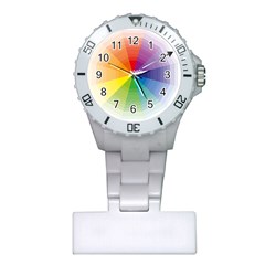 Colour Value Diagram Circle Round Plastic Nurses Watch