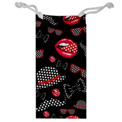 Lip Hat Vector Hipster Example Image Star Sexy Black Red Jewelry Bag by Mariart