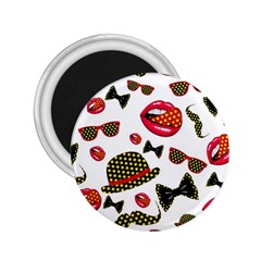 Lip Hat Vector Hipster Example Image Star Sexy 2 25  Magnets