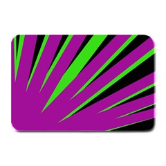 Rays Light Chevron Purple Green Black Plate Mats by Mariart