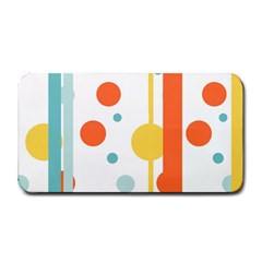 Stripes Dots Line Circle Vertical Yellow Red Blue Polka Medium Bar Mats by Mariart