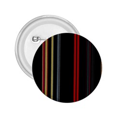 Stripes Line Black Red 2 25  Buttons by Mariart