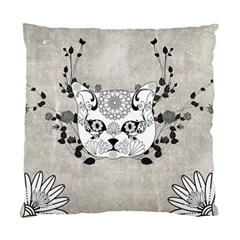 Wonderful Sugar Cat Skull Standard Cushion Case (two Sides) by FantasyWorld7