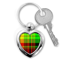 Line Light Neon Red Green Key Chains (heart) 