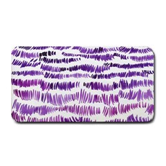 Original Feather Opaque Color Purple Medium Bar Mats by Mariart