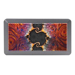 The Eye Of Julia, A Rainbow Fractal Paint Swirl Memory Card Reader (mini) by jayaprime