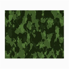 Camouflage Green Army Texture Small Glasses Cloth by BangZart