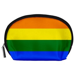 Pride Rainbow Flag Accessory Pouches (large)  by Valentinaart